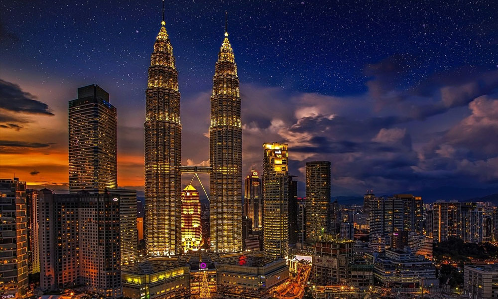 Malaysia -Packages night city view
