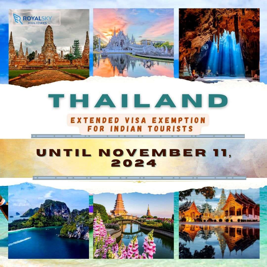 11Thailand extended visa exemption for Indian tourists